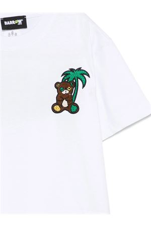 White cotton T-shirt BARROW KIDS | S6BKJUTH072002